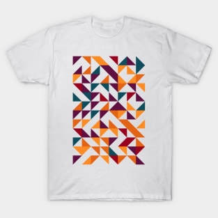 Creative Geometric Colourful Triangle Pattern #40 T-Shirt